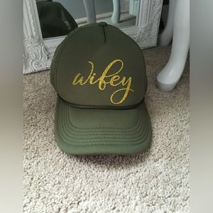 Trucker hat baseball cap wifey